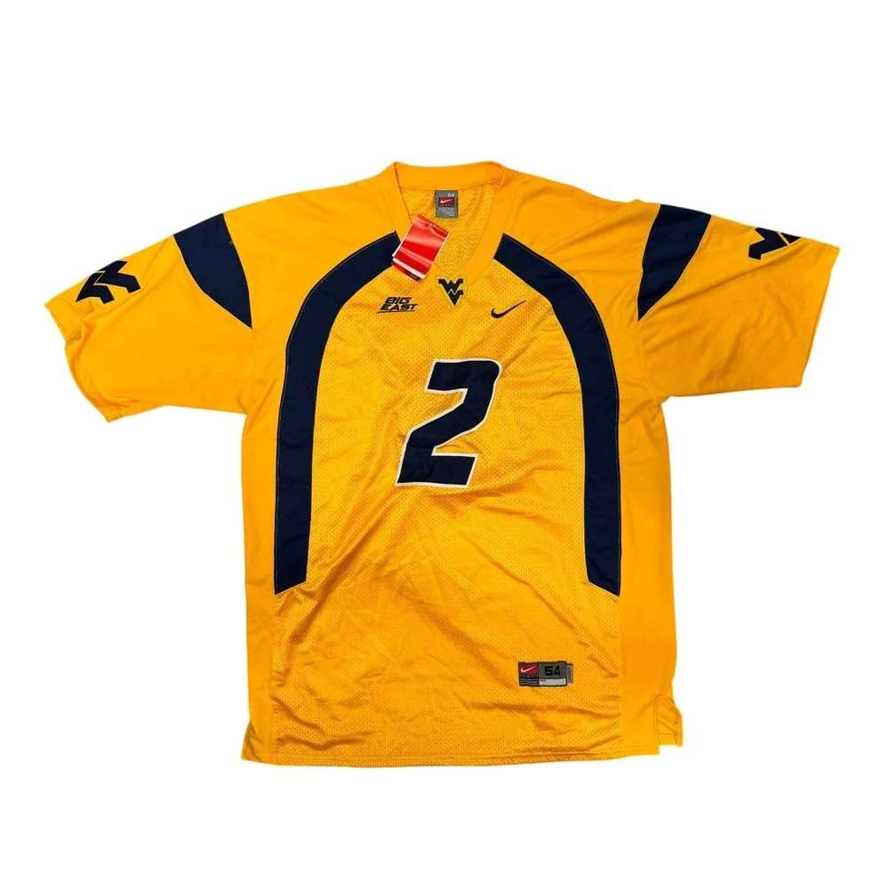 Nike West Virginia Mountaineers Robert Sands 2 Football Jersey Mens 54 XXL NWT